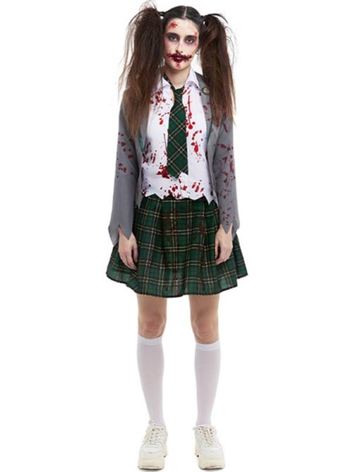 Costume da studentessa zombie con giacca - Kiabi