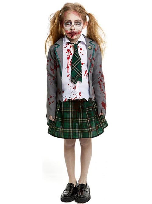 Costume da studentessa zombie con giacca - Kiabi