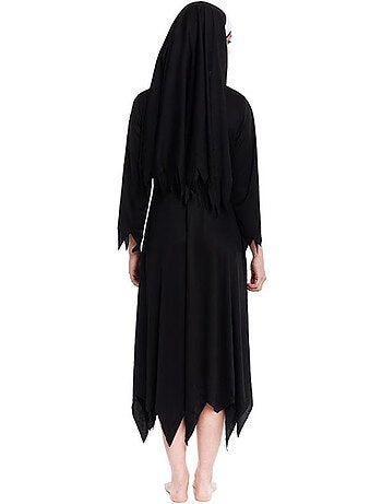 Costume da suora zombie con tunica borchiata
