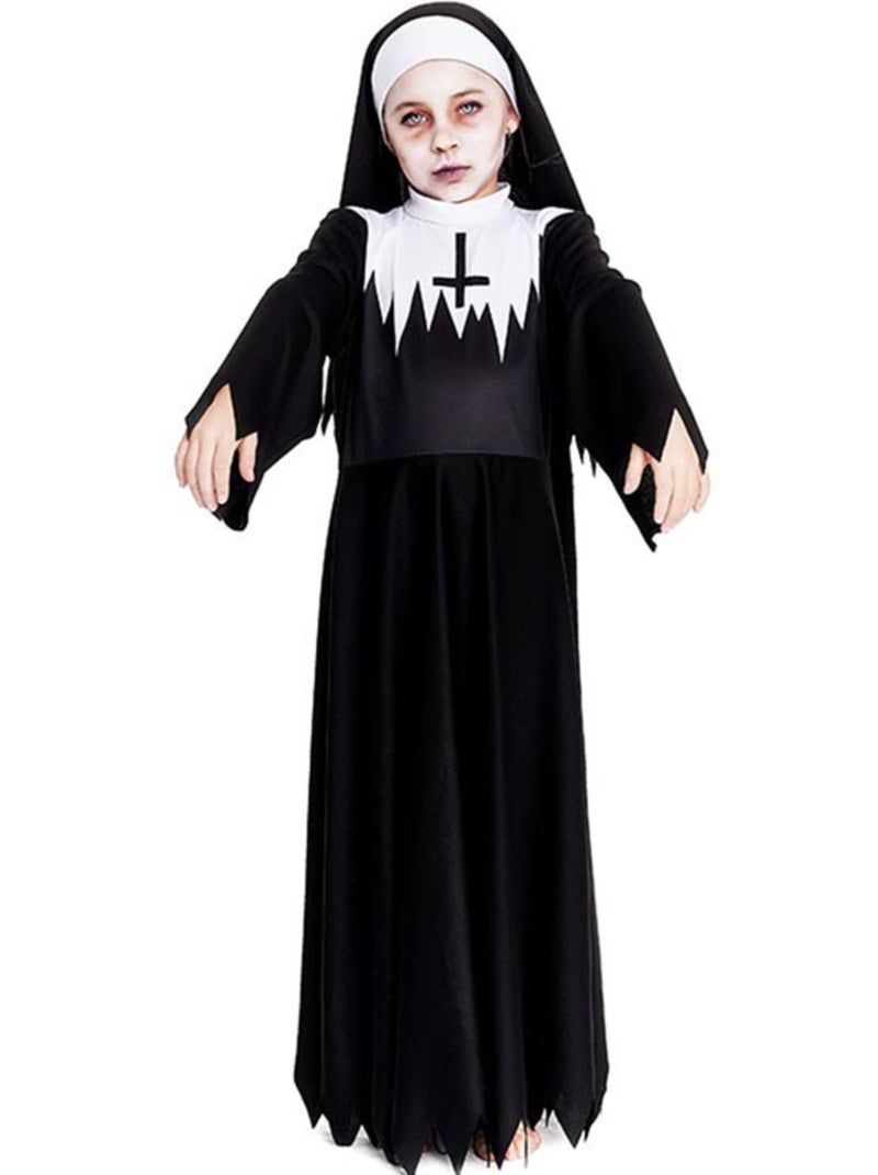 Costume da suora zombie con tunica borchiata Multicolore - Kiabi