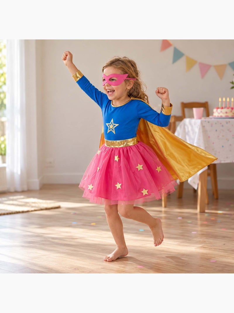 Costume da supereroina per bambina | labay | labay Blu - Kiabi