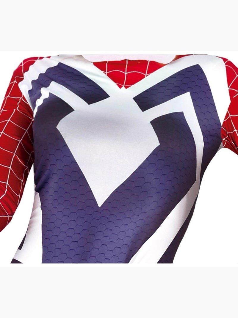 Costume da supereroina Spider-Man con cappuccio Multicolore - Kiabi
