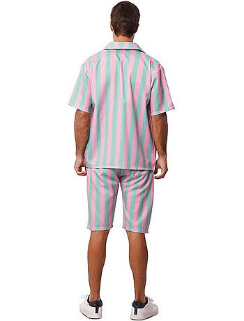 Costume da surfista a righe da uomo