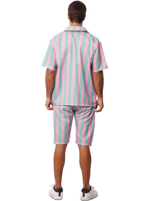 Costume da surfista a righe da uomo - Kiabi