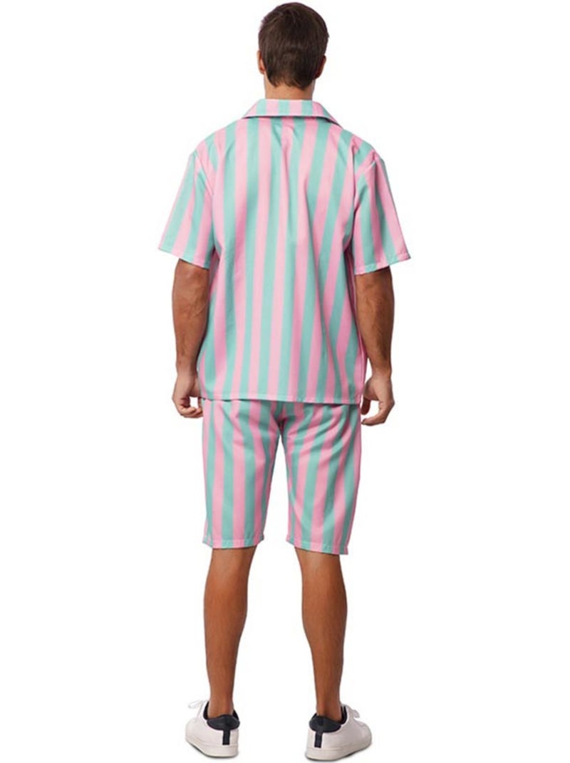 Costume da surfista a righe da uomo Multicolore - Kiabi