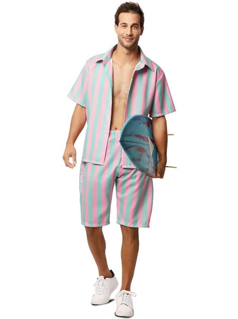 Costume da surfista a righe da uomo Multicolore - Kiabi