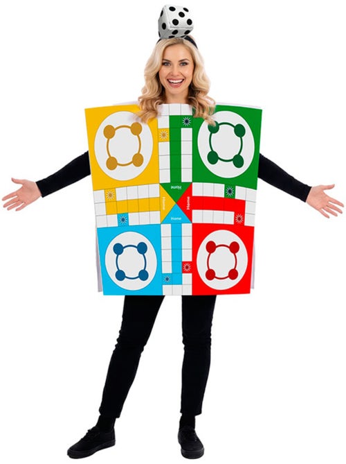 Costume da tabellone del parchís per adulti - Kiabi