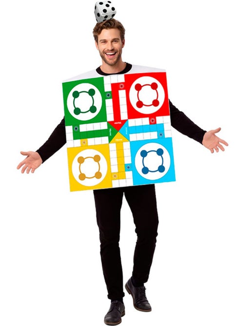 Costume da tabellone del parchís per adulti - Kiabi