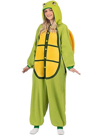 Costume da tartaruga o pigiama con cappuccio e coda