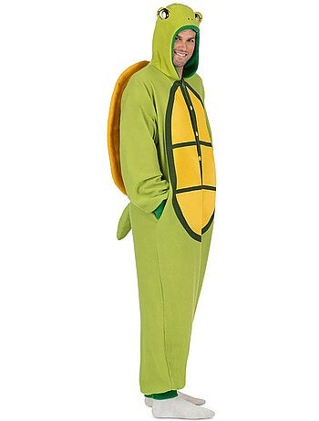 Costume da tartaruga o pigiama con cappuccio e coda