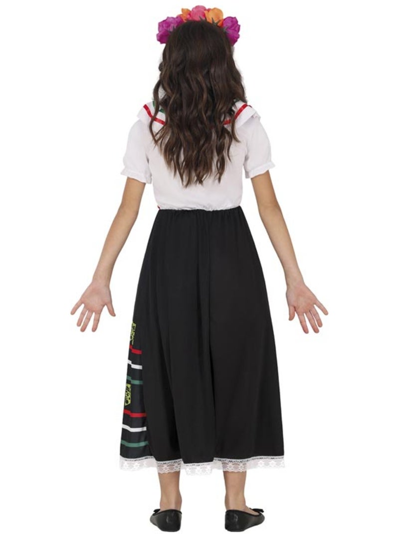 Costume da teschio di Catrina Multicolore - Kiabi
