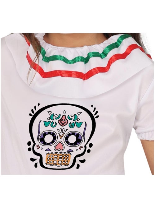 Costume da teschio di Catrina - Kiabi