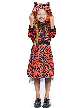 Costume da tigre con cappuccio