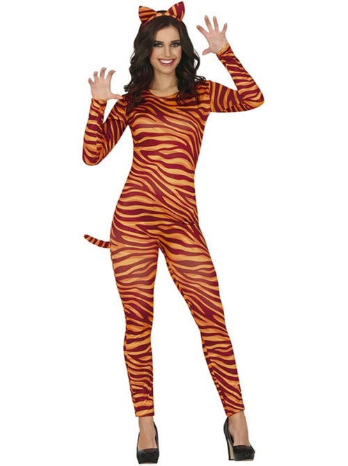 Costume da tigre con fascia per capelli e coda - Kiabi