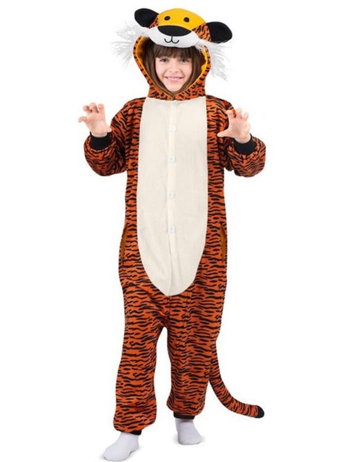 Costume da tigre scura o pigiama con cappuccio - Kiabi