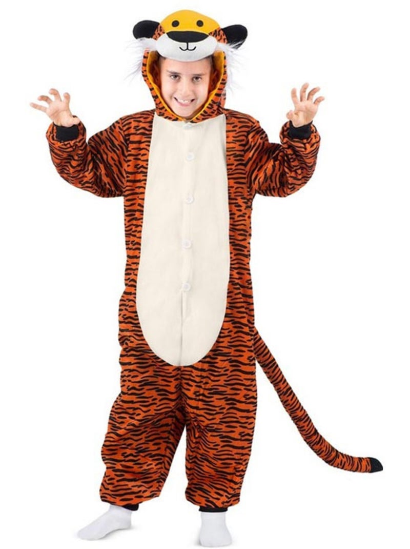 Costume da tigre scura o pigiama con cappuccio Multicolore - Kiabi
