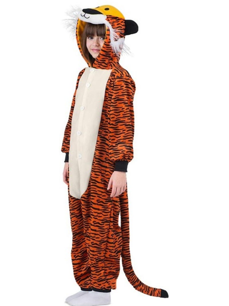 Costume da tigre scura o pigiama con cappuccio Multicolore - Kiabi