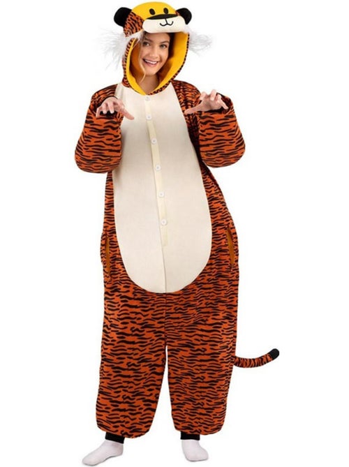 Costume da tigre scura o pigiama con cappuccio - Kiabi
