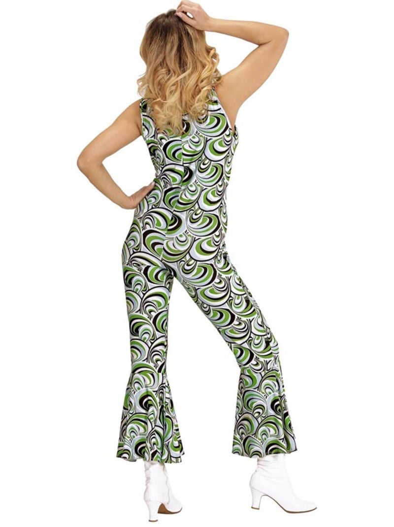 Costume da tuta anni '70 con onde Multicolore - Kiabi