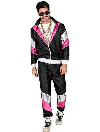 Costume da tuta anni '80 con effetto fosforescente