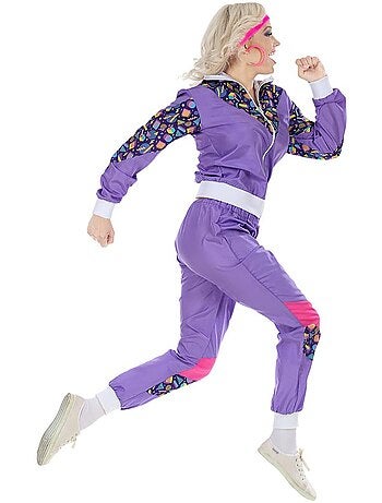 Costume da tuta anni '80 con personaggi