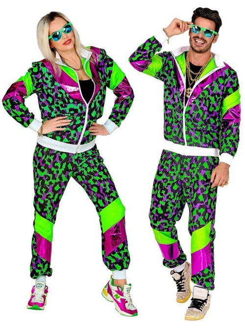 Costume da tuta anni '80 con stampa animalier al neon - Kiabi