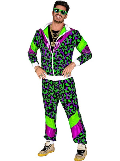 Costume da tuta anni '80 con stampa animalier al neon - Kiabi