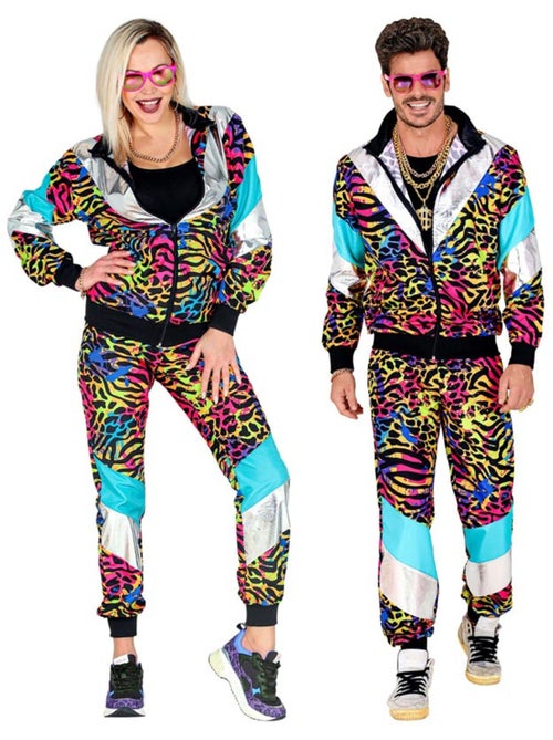 Costume da tuta anni '80 con stampa animalier al neon - Kiabi