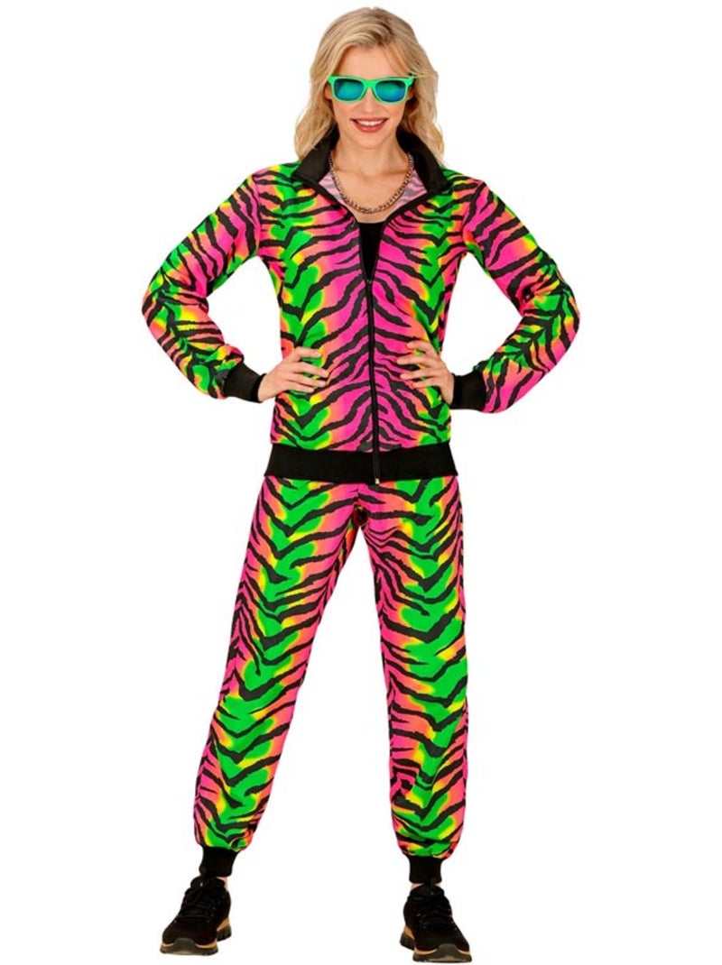 Costume da tuta con stampa tigre fluo Multicolore - Kiabi