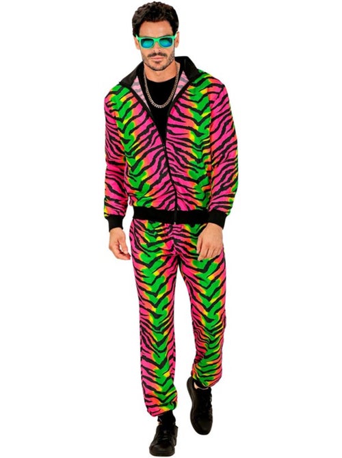 Costume da tuta con stampa tigre fluo - Kiabi