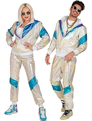 Costume da tuta olografica anni '80