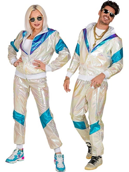 Costume da tuta olografica anni '80 - Kiabi