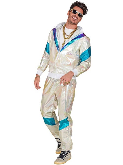 Costume da tuta olografica anni '80 - Kiabi