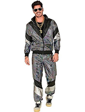 Costume da tuta riflettente anni '80