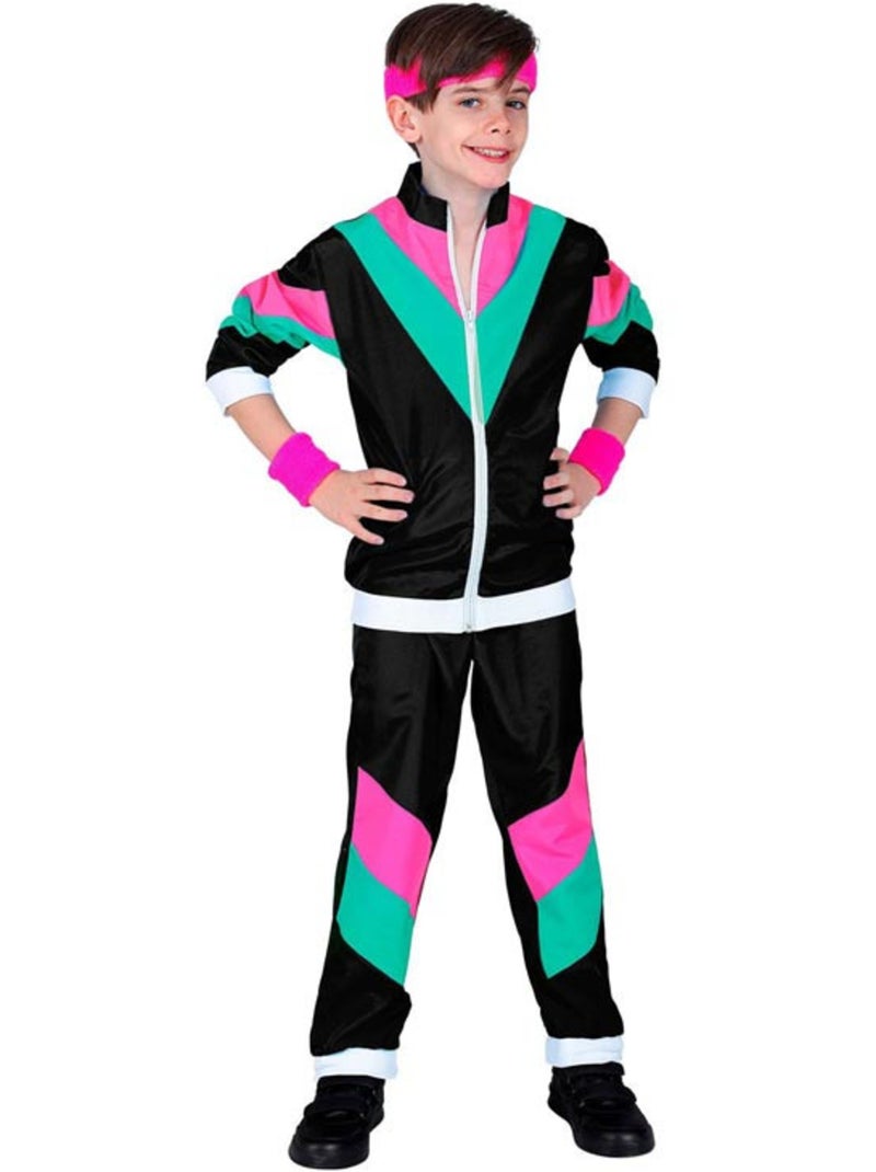 Costume da tuta sportiva anni '80 Multicolore - Kiabi