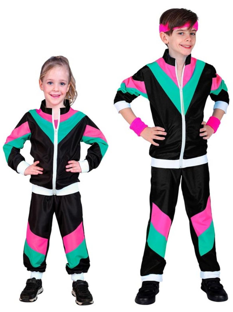 Costume da tuta sportiva anni '80 Multicolore - Kiabi