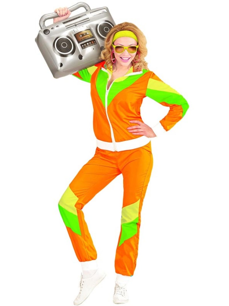 Costume da tuta sportiva anni 80 per adulto Multicolore - Kiabi