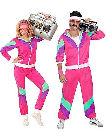 Costume da tuta sportiva anni 80 per adulto