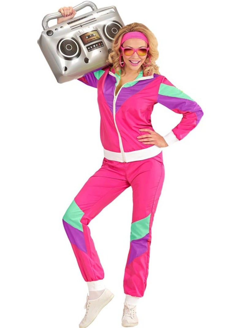 Costume da tuta sportiva anni 80 per adulto Multicolore - Kiabi
