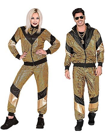 Costume da tuta sportiva anni '80 riflettente