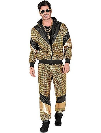 Costume da tuta sportiva anni '80 riflettente
