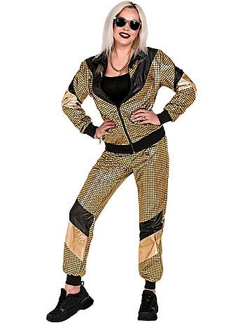 Costume da tuta sportiva anni '80 riflettente