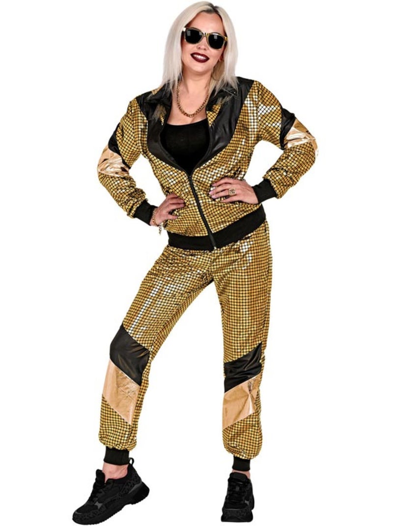 Costume da tuta sportiva anni '80 riflettente Multicolore - Kiabi