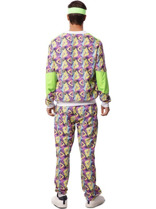 Costume da tuta sportiva anni 90 stampata da uomo - Kiabi