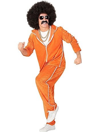 Costume da tuta sportiva in velluto anni '80