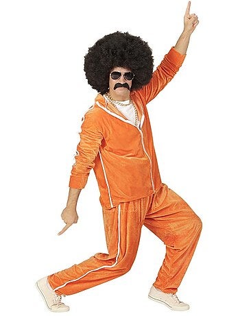 Costume da tuta sportiva in velluto anni '80