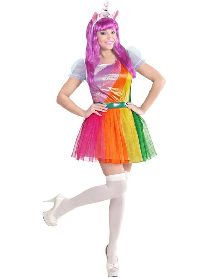Costume da unicorno con fascia per capelli Multicolore - Kiabi