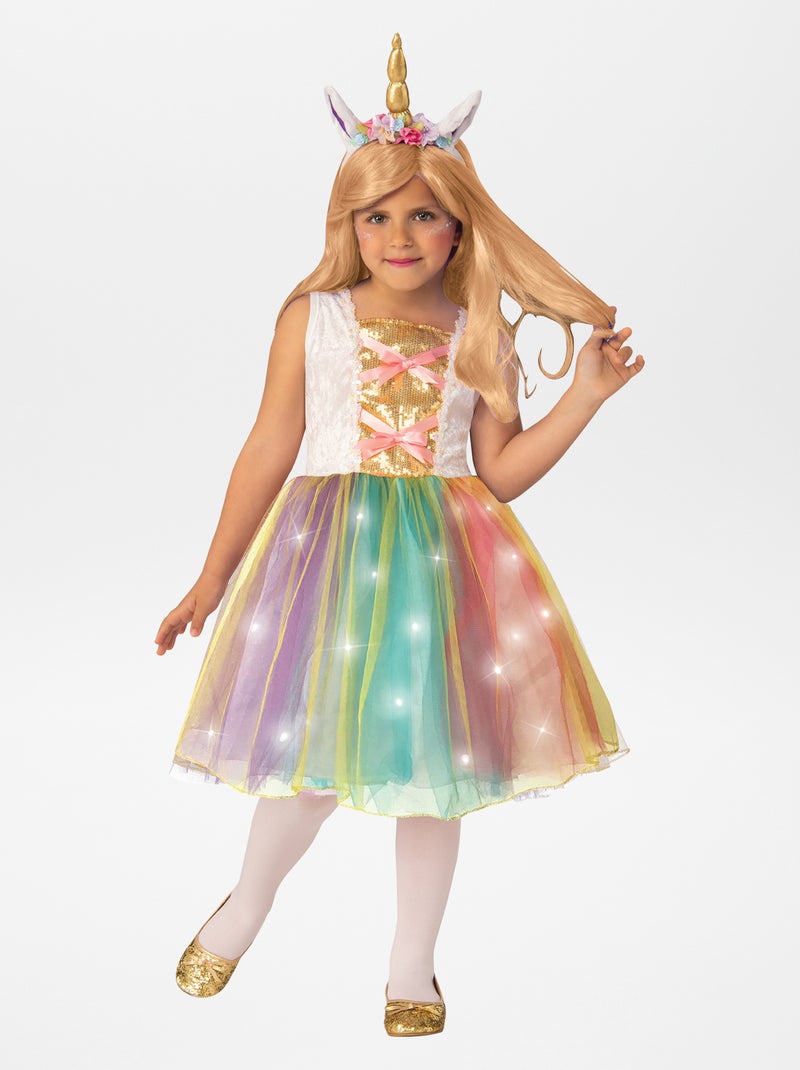 Costume da 'unicorno' con LED BIANCO - Kiabi