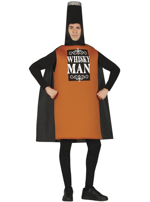 Costume da uomo con la bottiglia di whisky - Kiabi