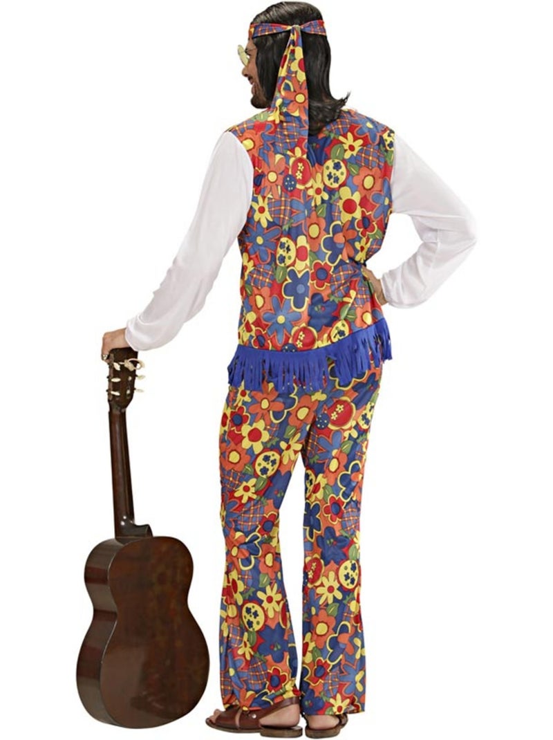 Costume da uomo hippie con nastro a medaglione Multicolore - Kiabi